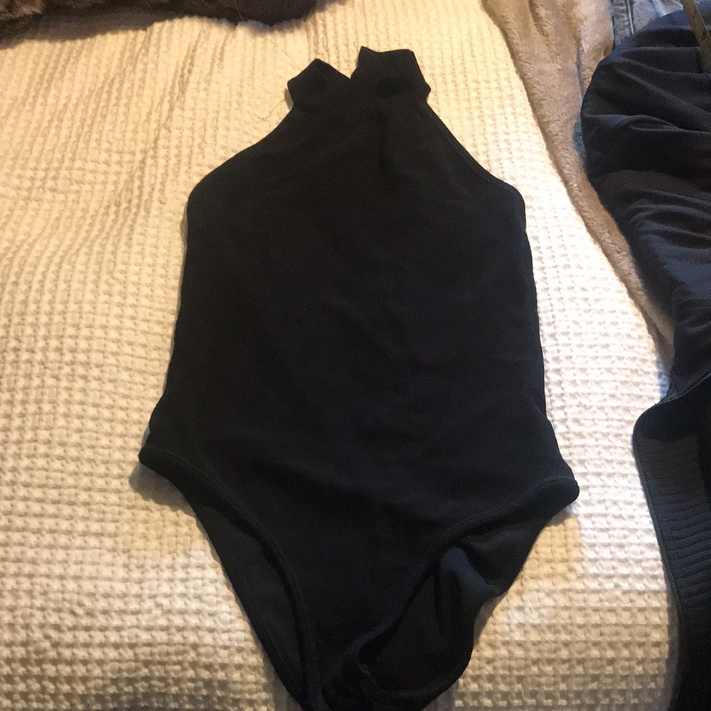 SEXY CHOKER BACKLESS BODYSUIT